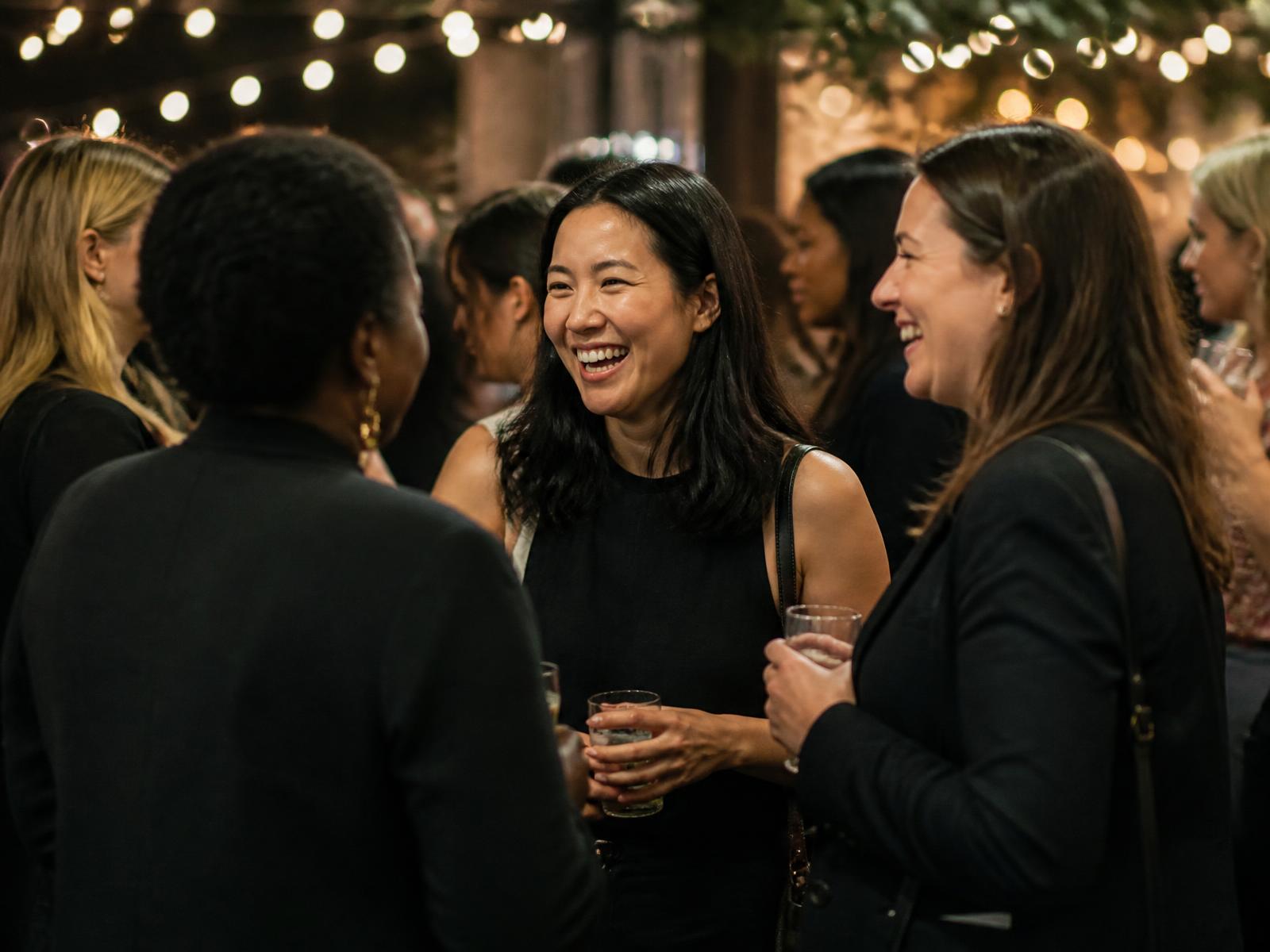 Women connecting in community